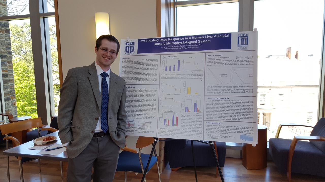 Master's Student Jonathan Repper Presents His Work